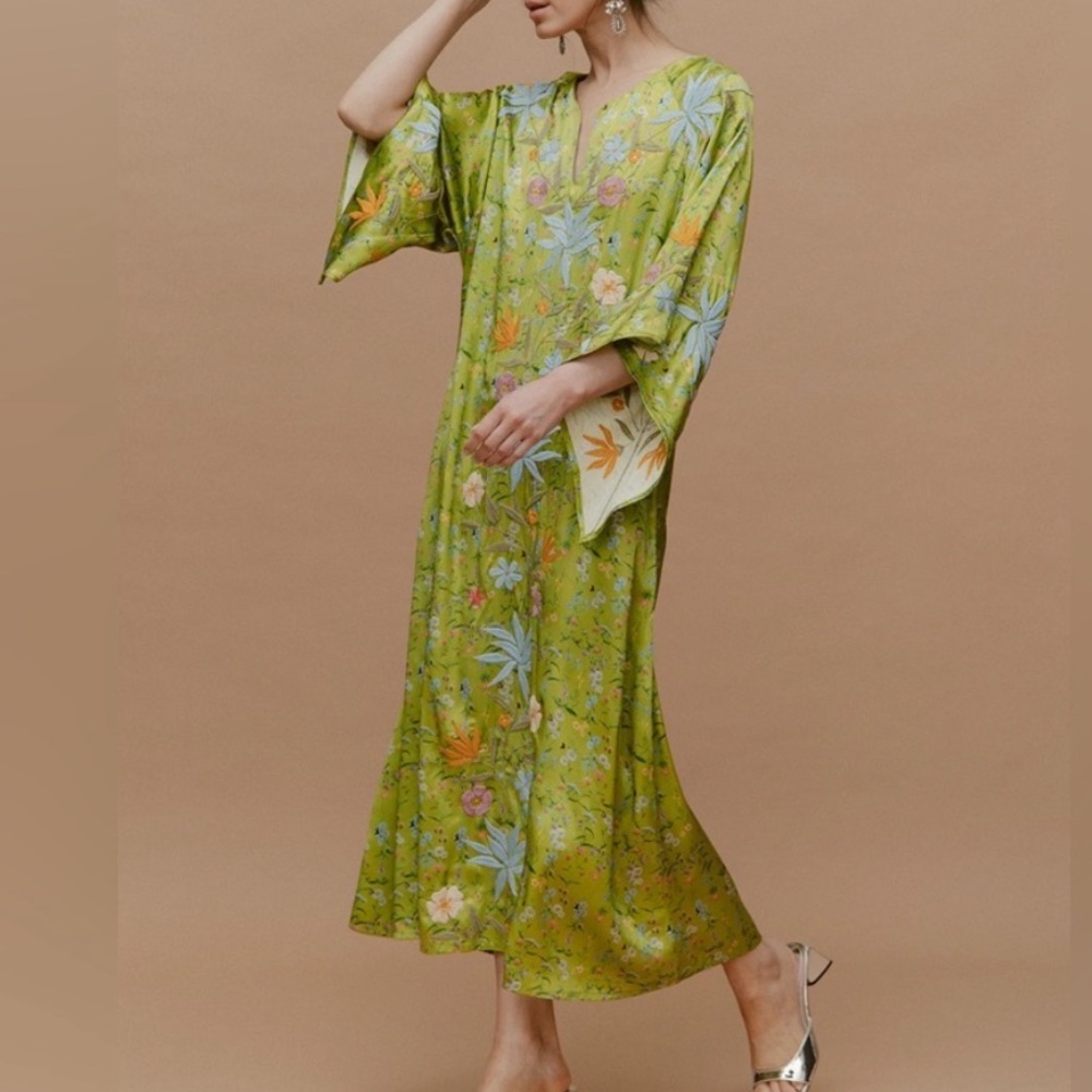 Mi Golondrina Silk Dress